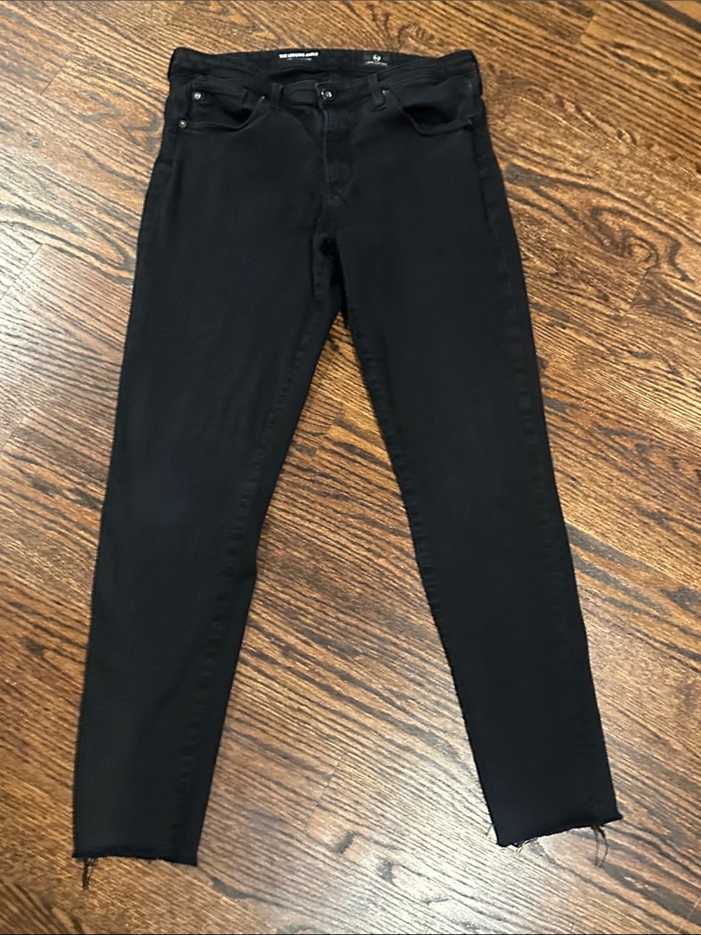 AG Adriano Goldschmied Black Skinny Jeans, Size 29 (150)